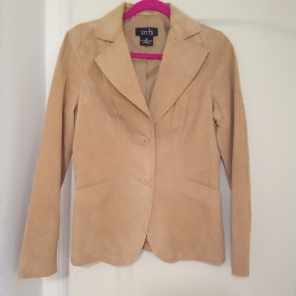 Mark Alan Suede Blazer Jacket - image 1